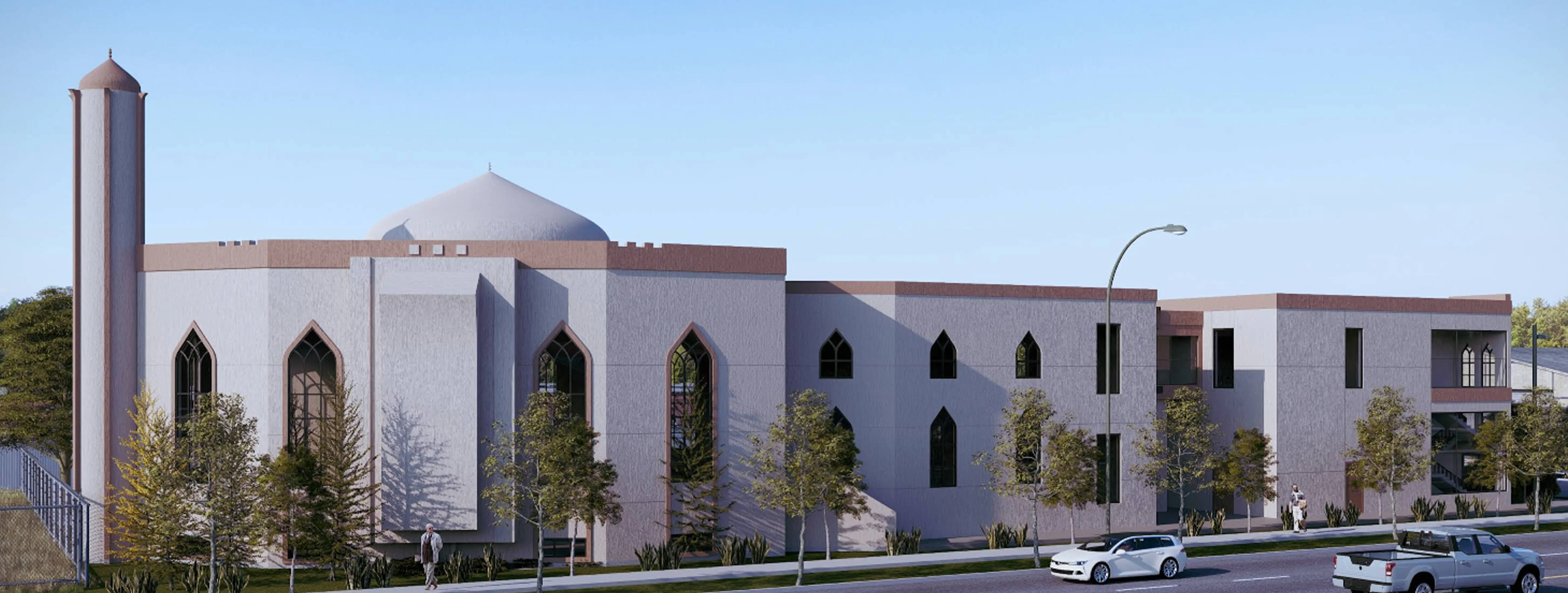 Exterior view of Canadian Islamic Dar Alfatwa Centre Edmonton building